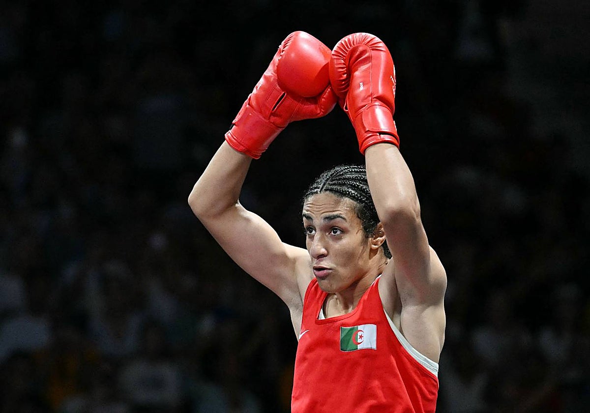 Khelif, tras asegurarse la medalla en boxeo