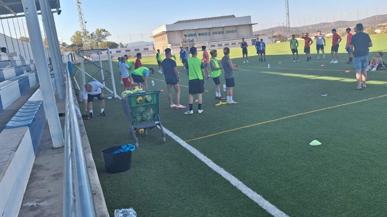 Entrenamiento de El Campillo FC