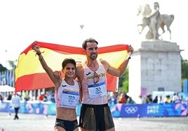 Una pareja de oro para la marcha