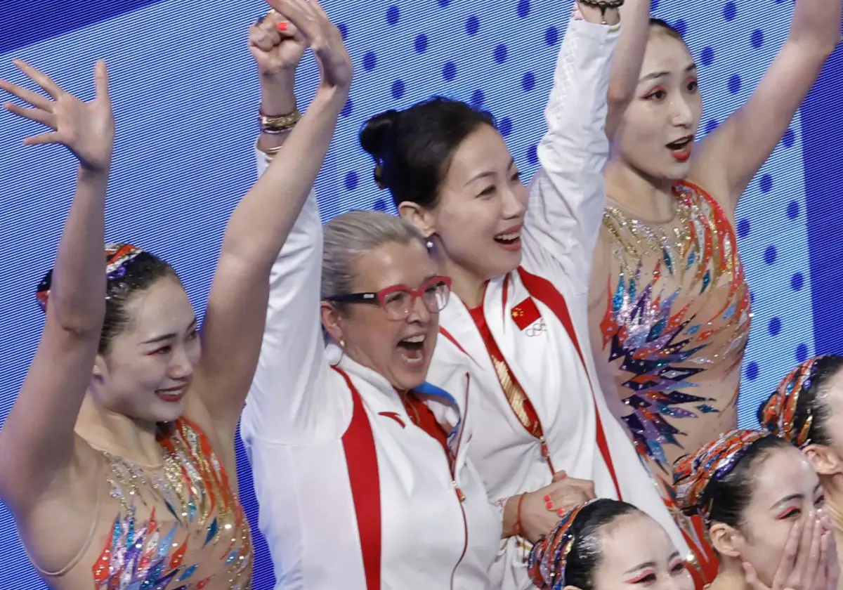 Anna Tarrés celebra el triunfo de China