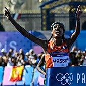Hassan, en las zapatillas de Zatopek: oro y récord olímpico tras los bronces en el 5.000 y el 10.000