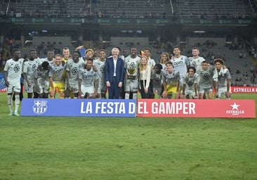 El vacile del Mónaco al Barça tras golearle en el trofeo Joan Gamper