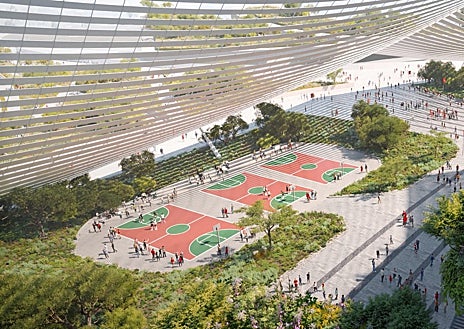 Imagen secundaria 1 - II Interior y exterior del estadio