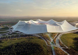 El impresionante estadio que construye Marruecos para arrebatar al Bernabéu la final del Mundial 2030