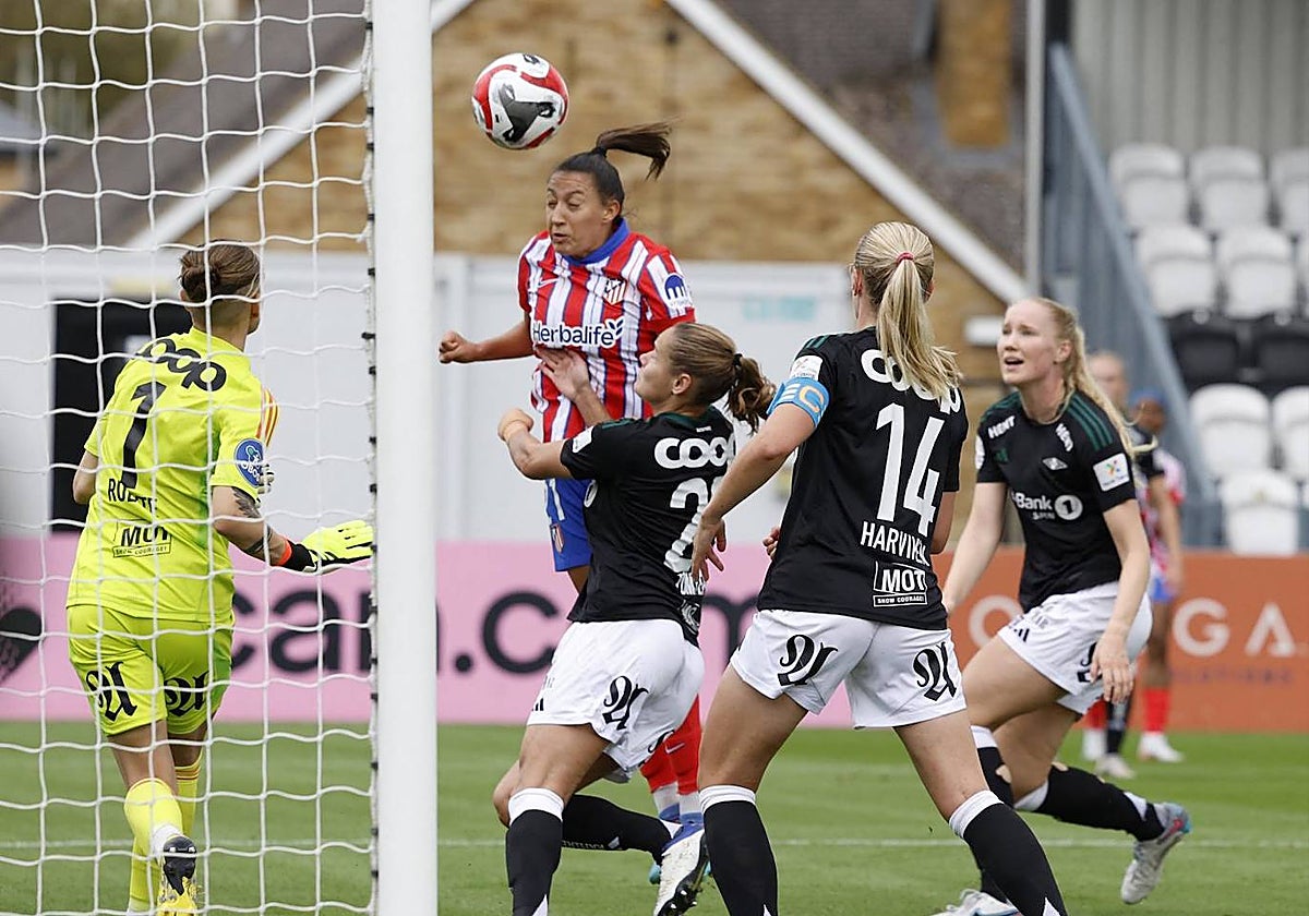 Fiamma marcó para el Atlético de Madrid