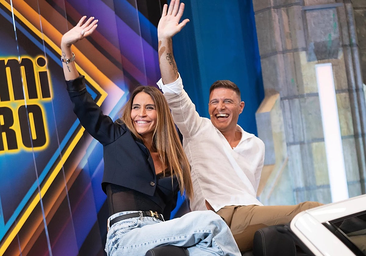Joaquín Sánchez acudió con su mujer Susana Saborido al programa 'El Hormiguero'