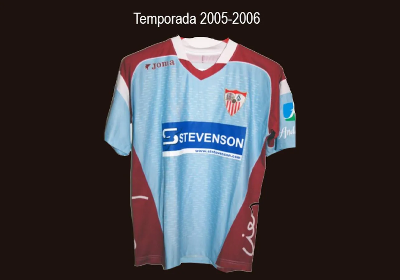 Las segundas camisetas del Sevilla F. C.