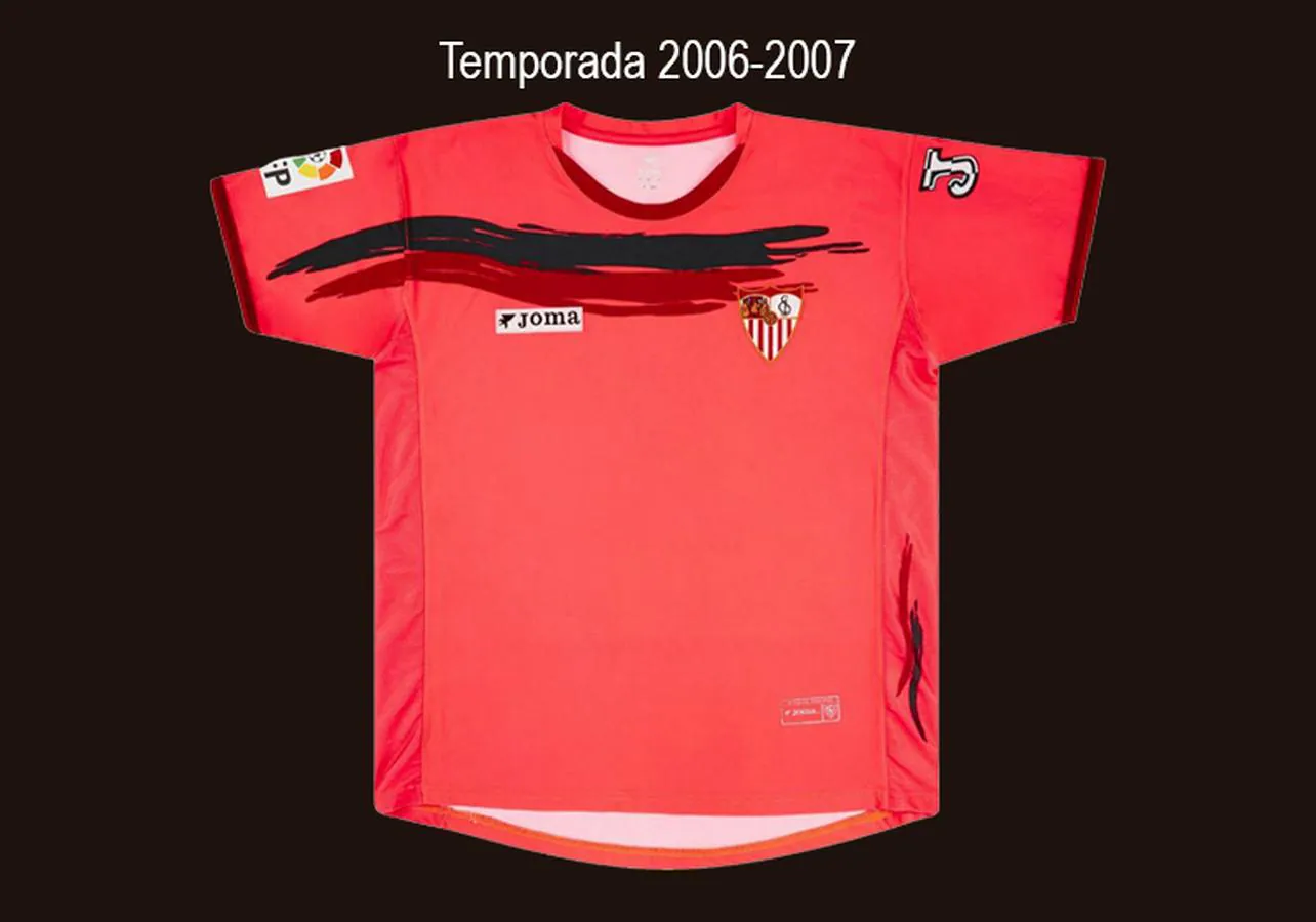 Las segundas camisetas del Sevilla F. C.