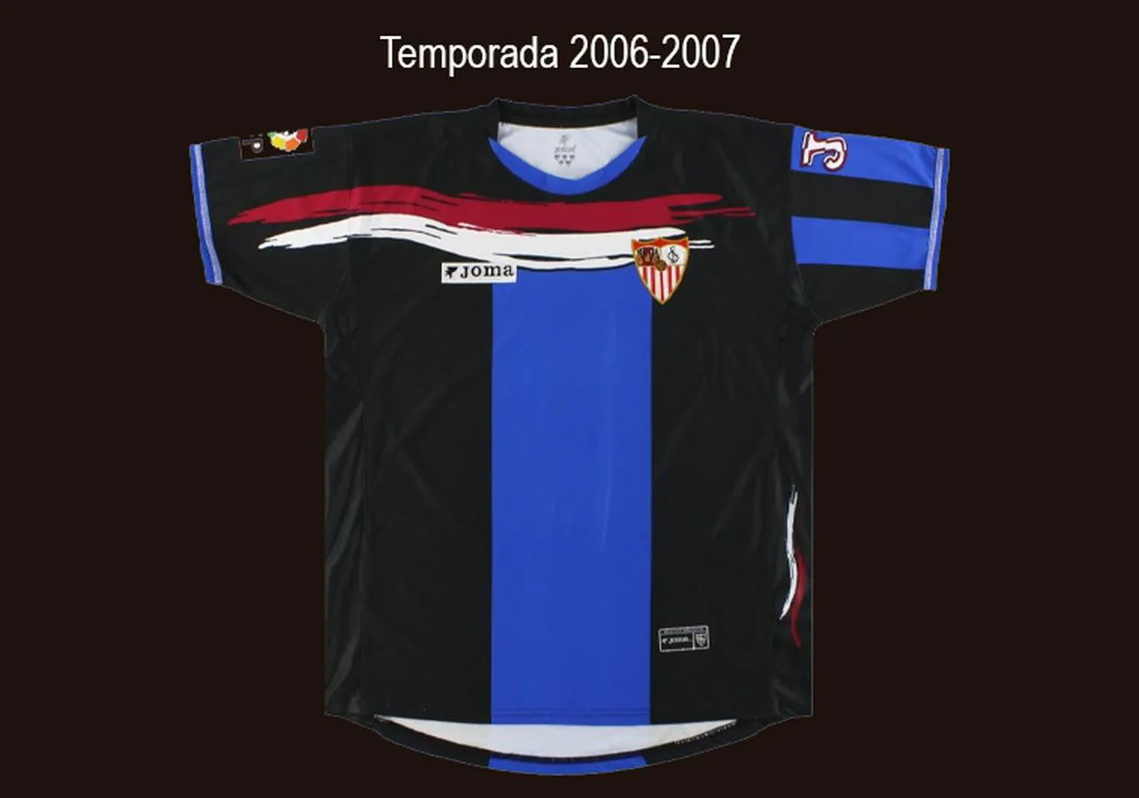 Las segundas camisetas del Sevilla F. C.