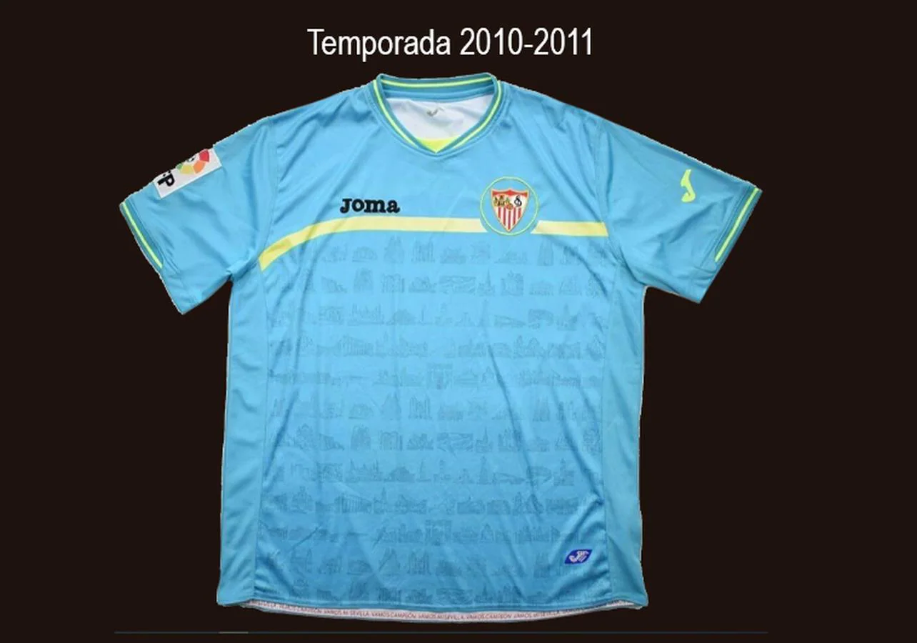 Las segundas camisetas del Sevilla F. C.