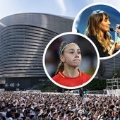 Antes la cantante Aitana que la futbolista Athenea en el Bernabéu