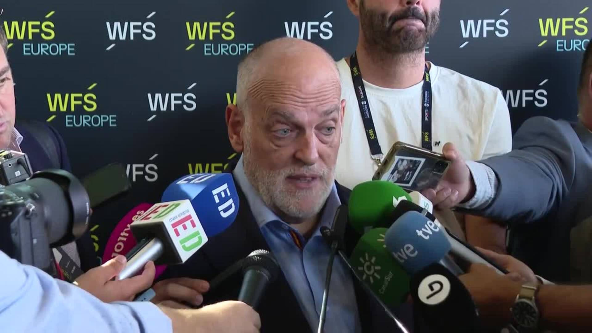 Tebas: &quot;Lo que está dando mucho impacto a LaLiga es el triunfo de la selección en la Eurocopa&quot;