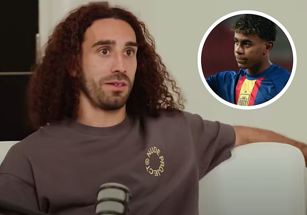 Marc Cucurella se moja y dice esto del futuro de Lamine Yamal