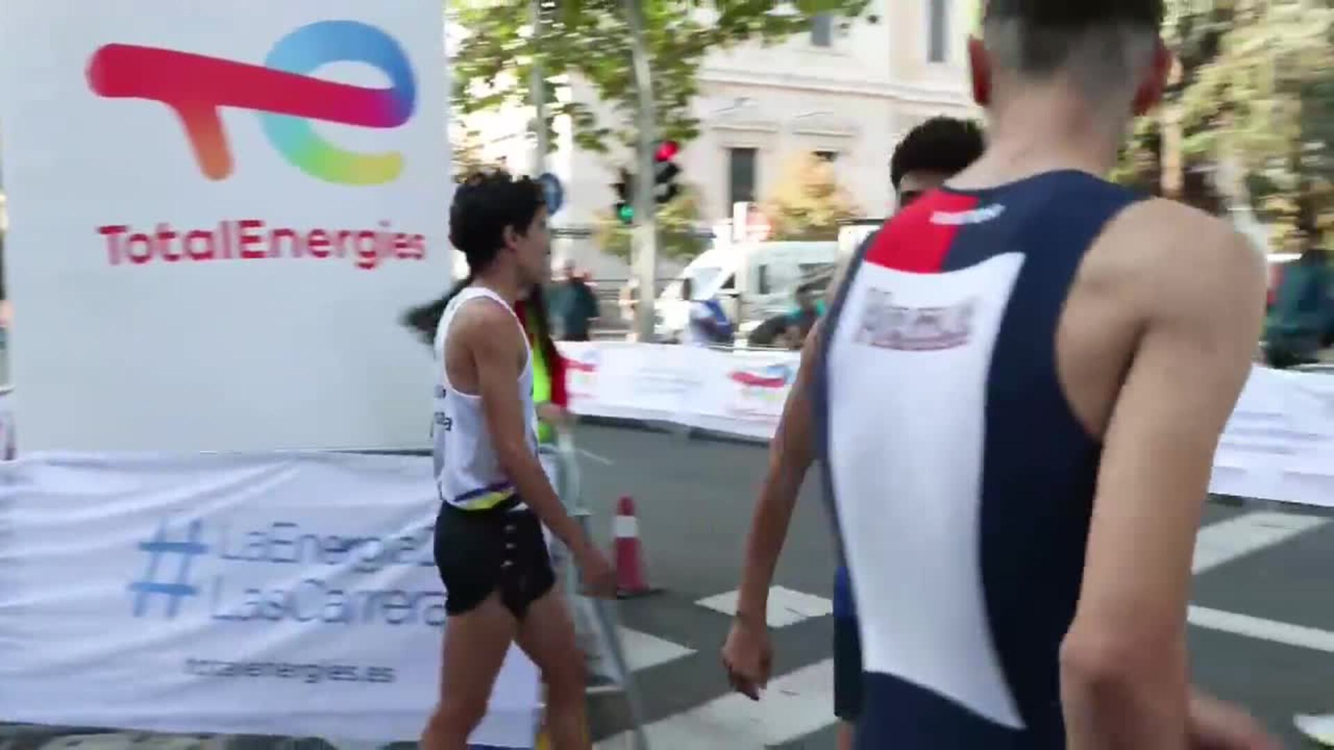Águeda Marqués, con récord, y Mohamed Attaoui, reyes de la Milla en Madrid