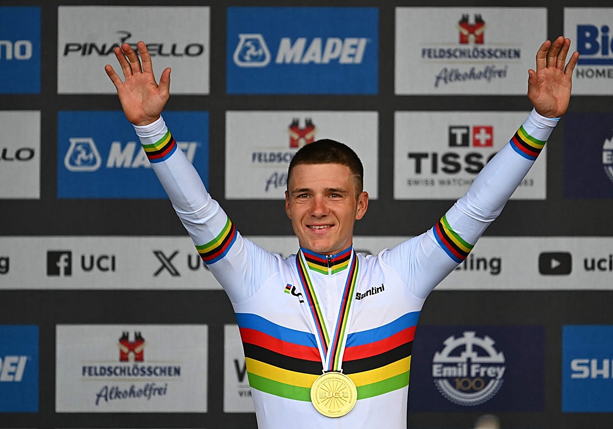 Remco Evenepoel, campeón del mundo contrarreloj