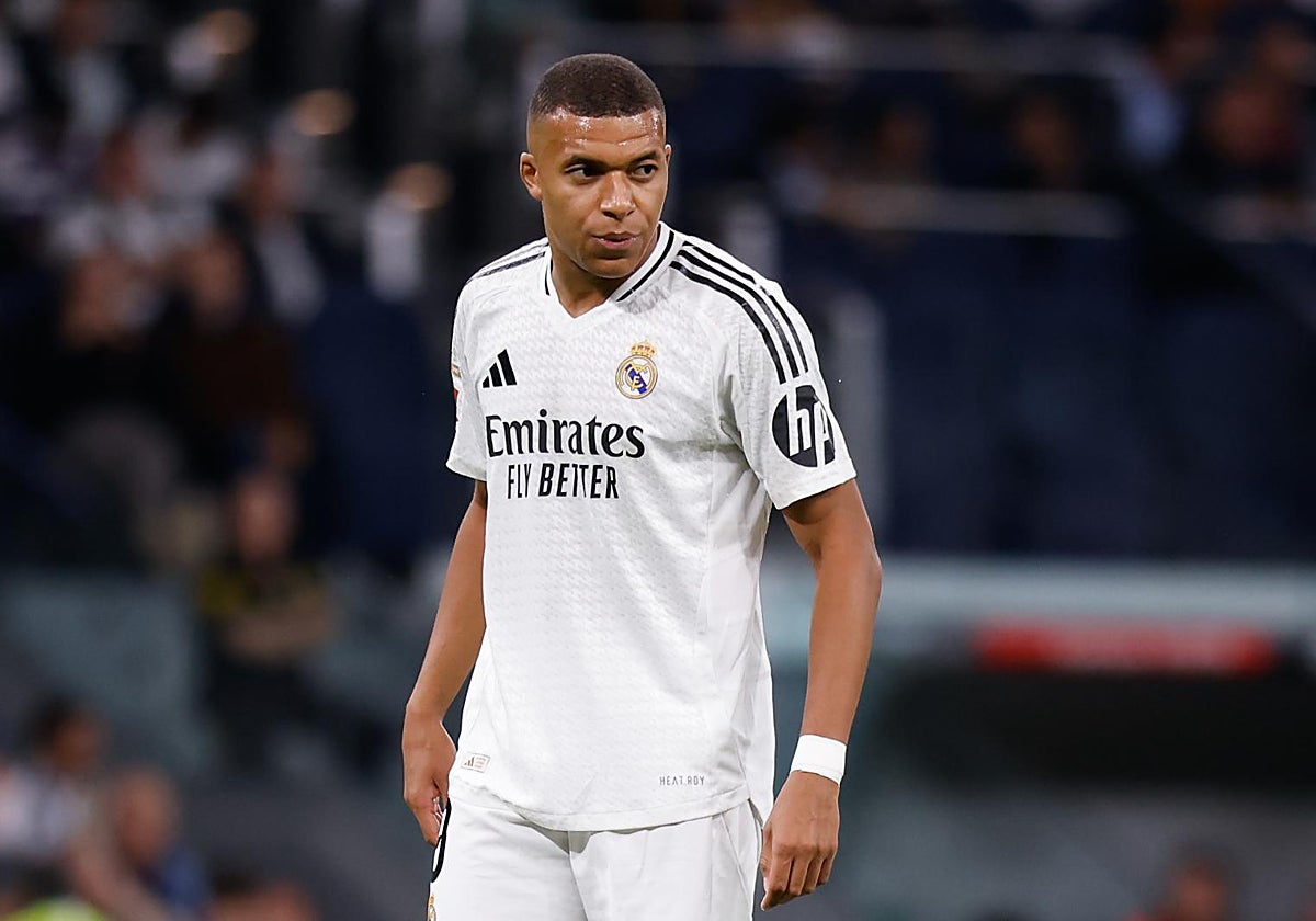 Kylian Mbappé, durante el Real Madrid-Alavés