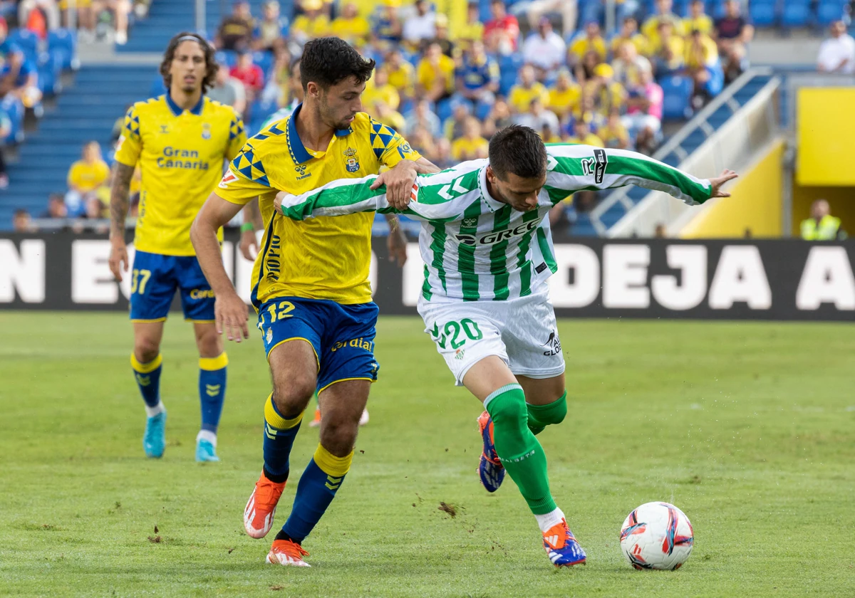 Lo Celso, durante el Las Palmas - Betis