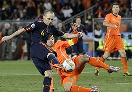 Andrés Iniesta : Se va el gol más importante del fútbol español