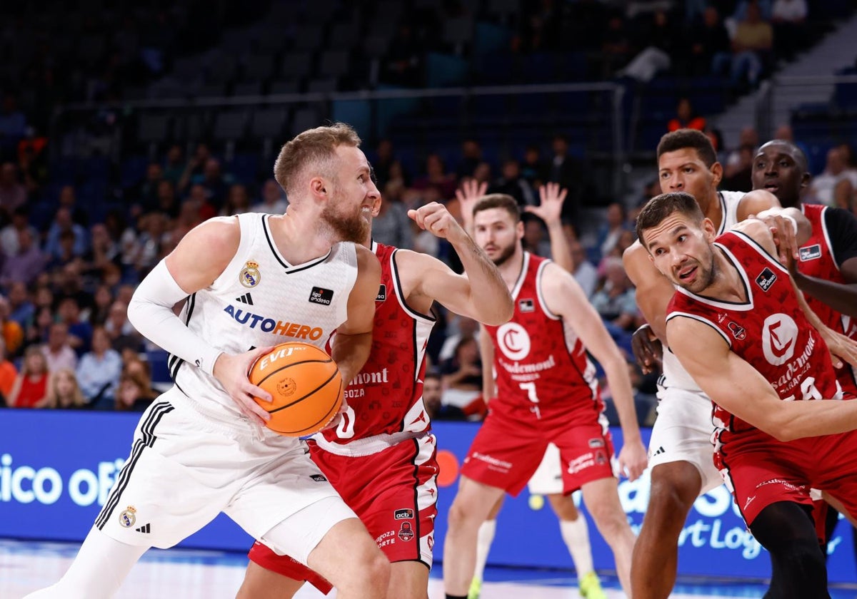 Dzanan Musa, durante el partido ante el Casademont Zaragoza