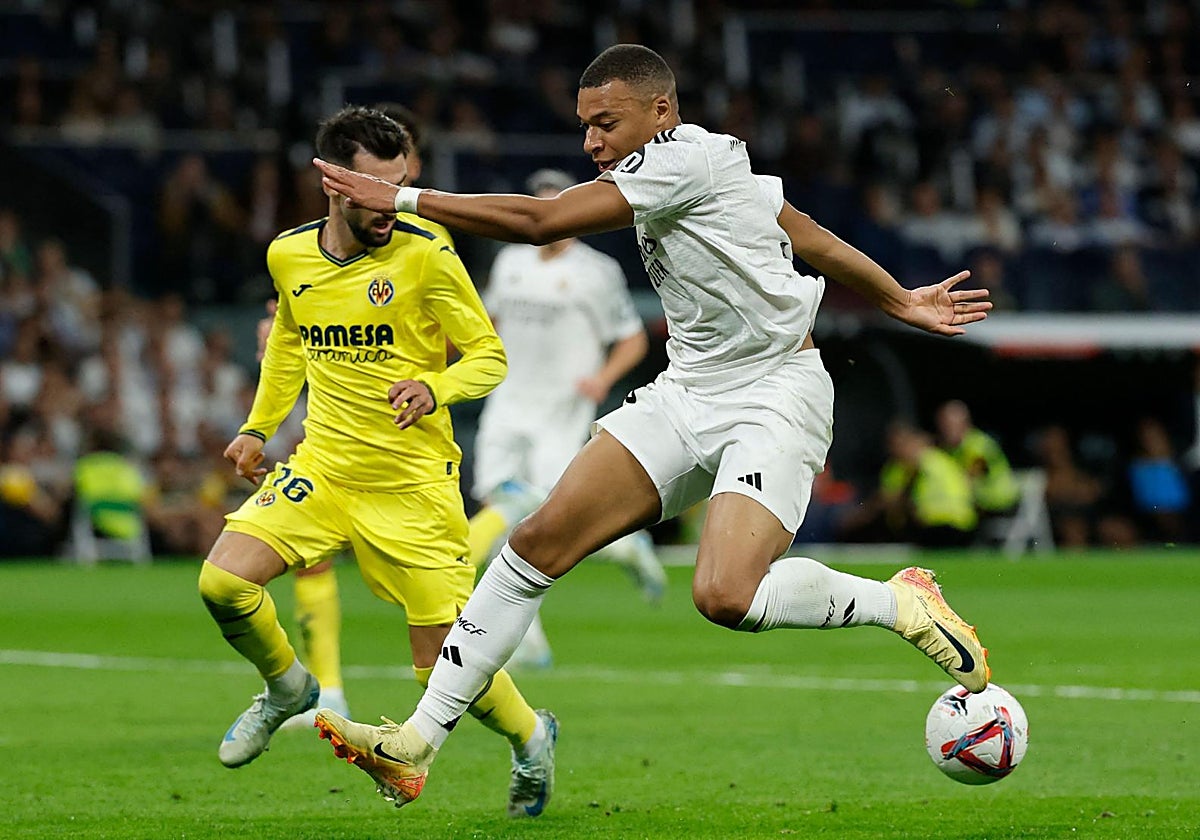 Kylian Mbappé, ante el Villarreal