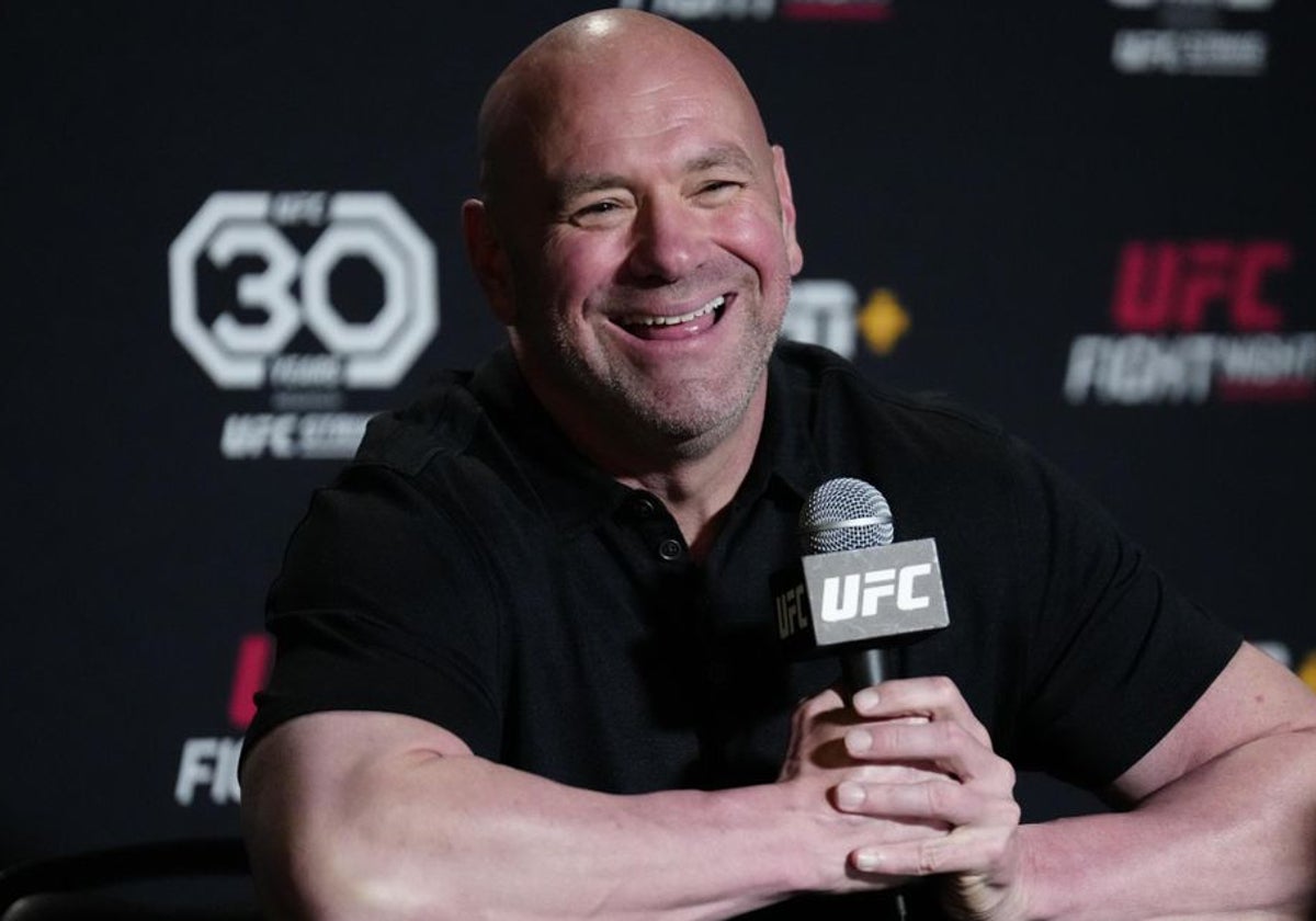 El CEO de la UFC, Dana White, en rueda de prensa