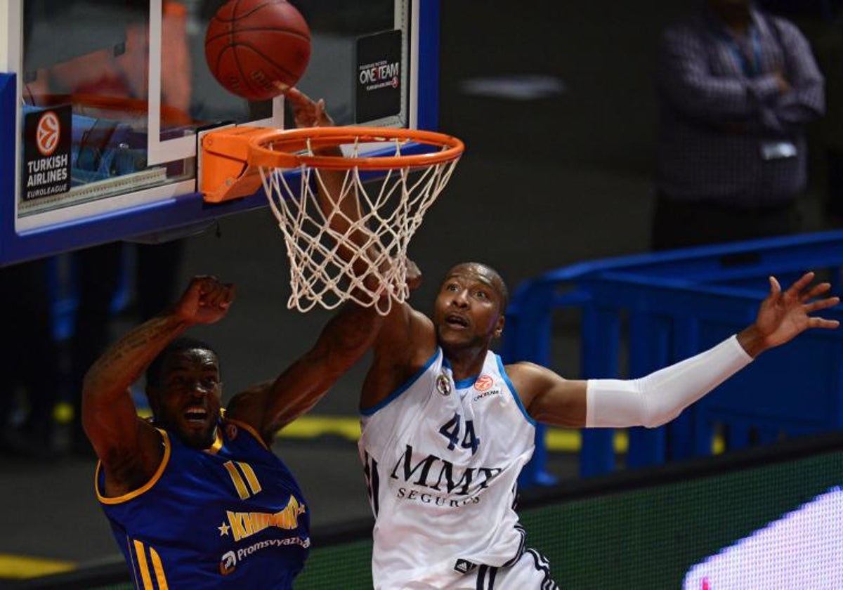 Marcus Slaughter, durante un encuentro con el Real Madrid en 2012