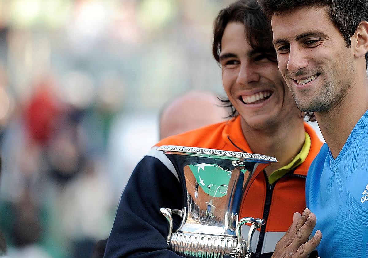 Nadal y Djokovic en una imagen de archivo.