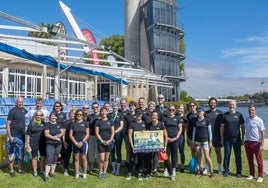 Un total de 700 deportistas de 16 países participarán en la Sevilla International Rowing Masters Regatta