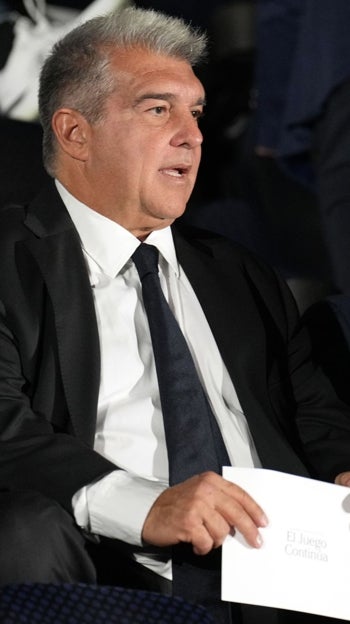 Joan Laporta, presidente del Barça
