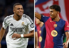 Mbappé-Yamal, el clásico Madrid - Barcelona inicia una nueva era