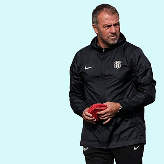 Hansi Flick, en una rueda de prensa