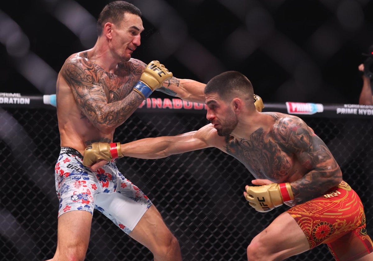Max Holloway conecta