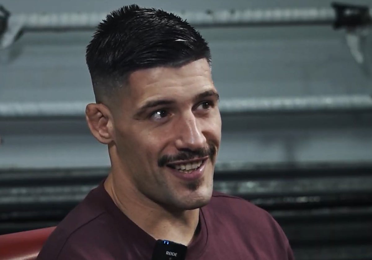 Joel Álvarez, durante su entrevista en ABC MMA