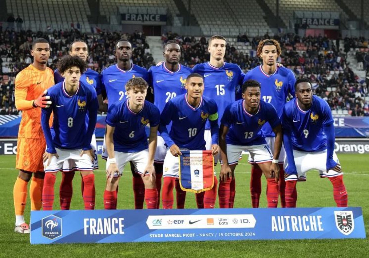 Agoumé, en un partido de la sub 21 francesa