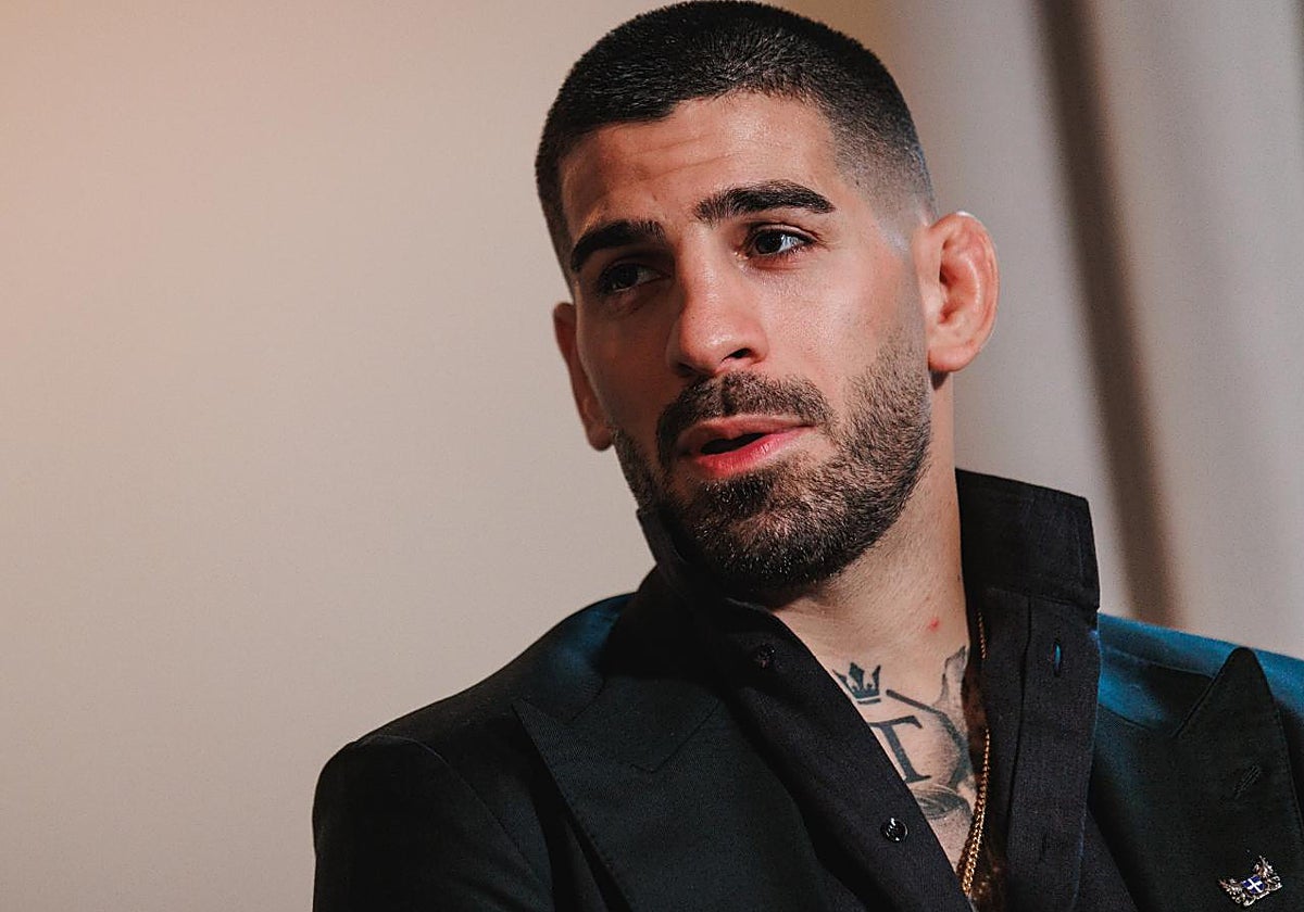 Ilia Topuria, durante una entrevista en ABC