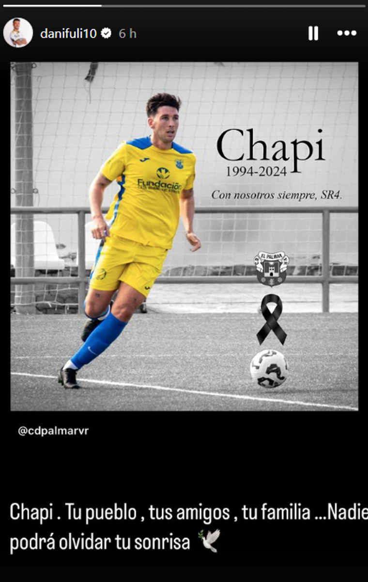 Tragedy that shocks Sevillian football: Chapi, El Palmar Vereda Real player, dies at the age of 30