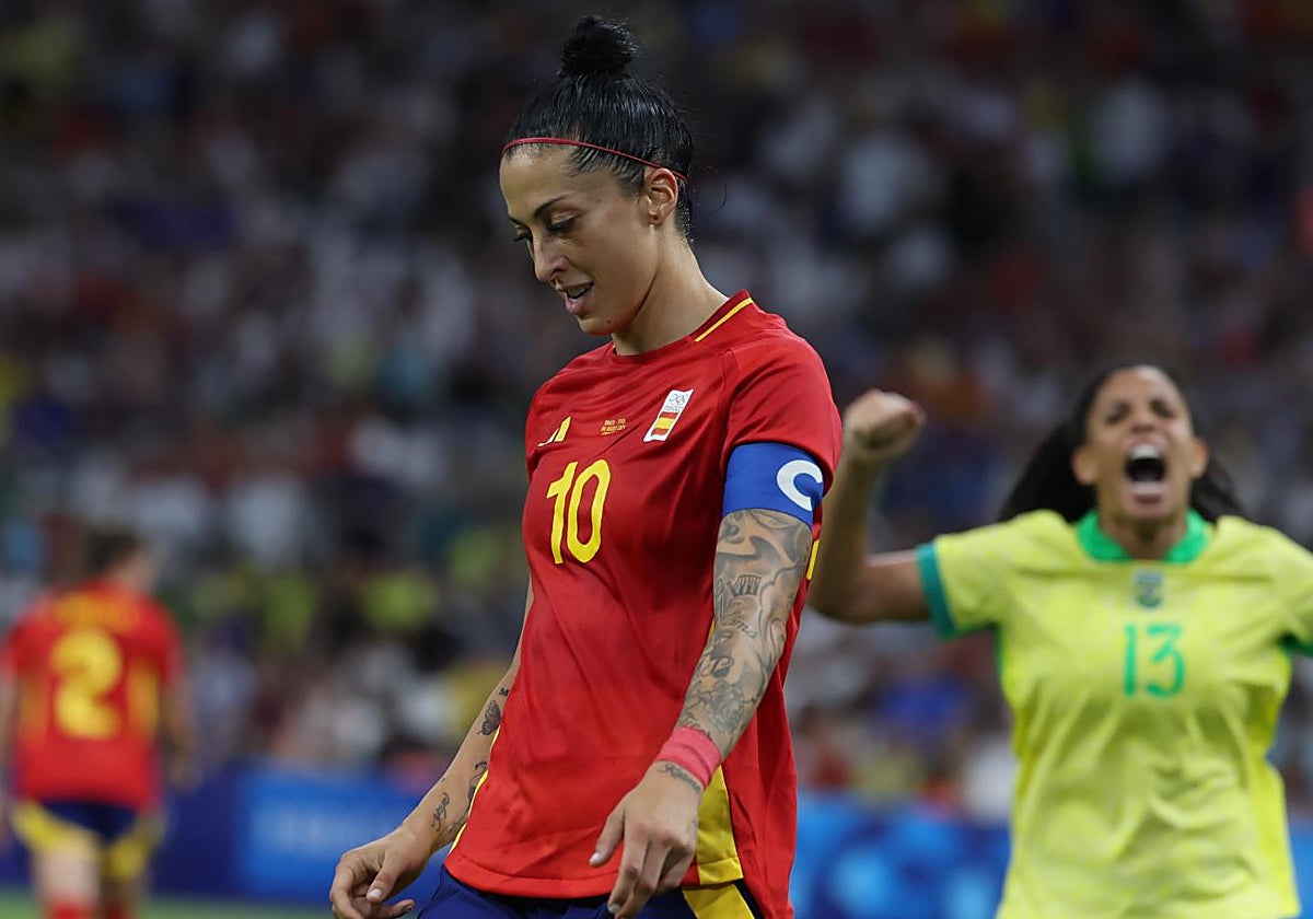 Jenni Hermoso, durante los JJ.OO. de París