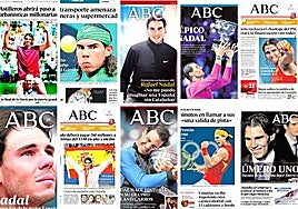 Las 58 portadas de Nadal en ABC