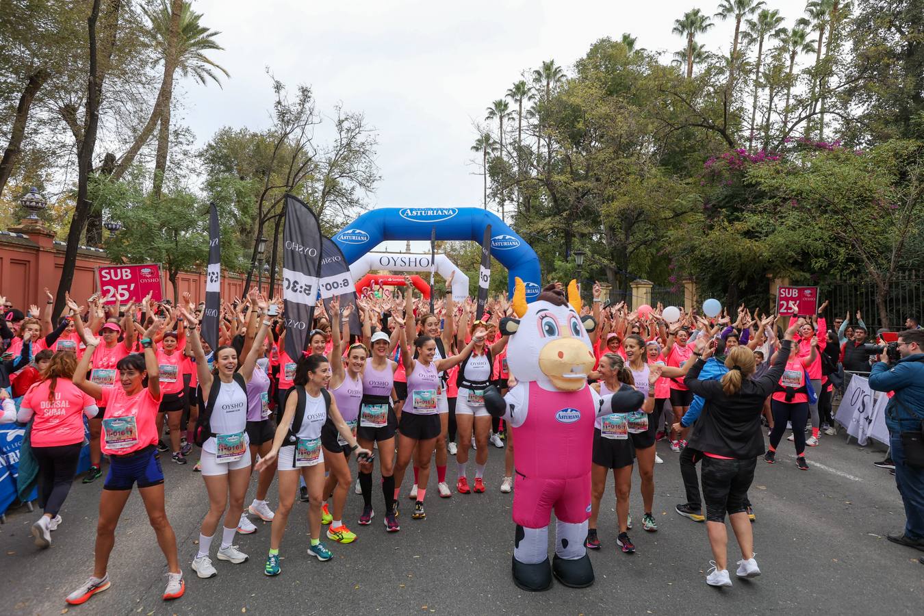 Participantes en la nueva edición de la Carrera de la Mujer