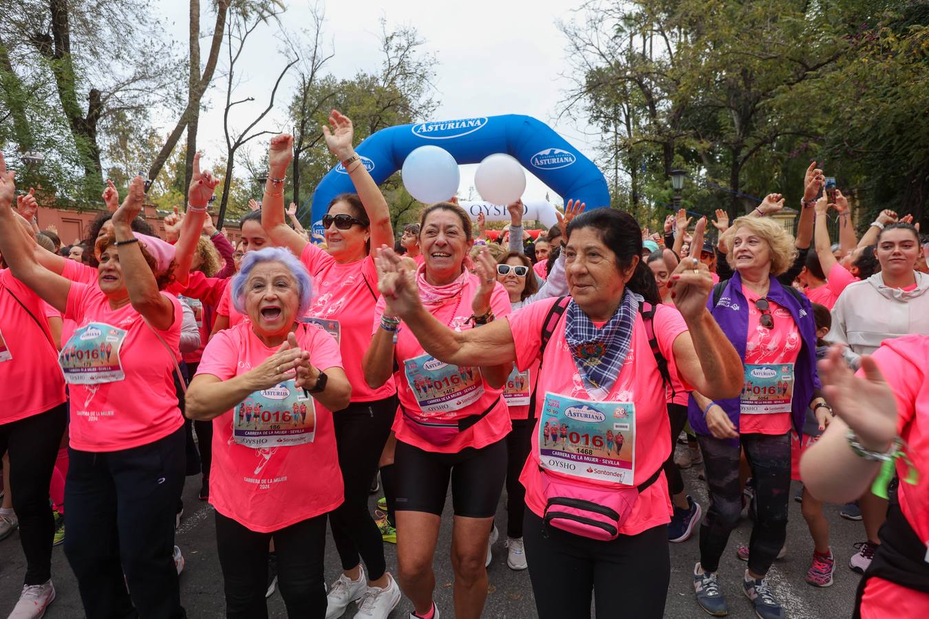 Participantes en la nueva edición de la Carrera de la Mujer