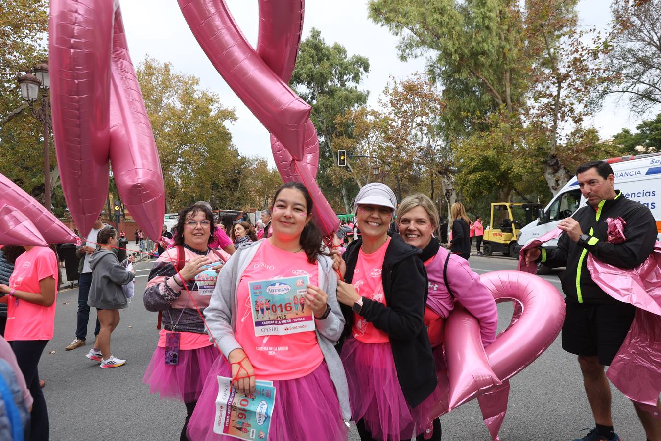 Participantes en la nueva edición de la Carrera de la Mujer