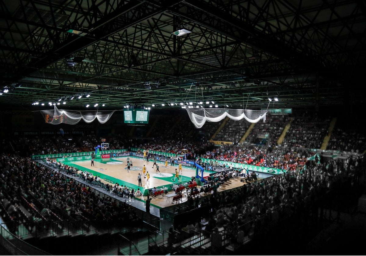 El pabellón San Pablo, en un partido del Betis Baloncesto