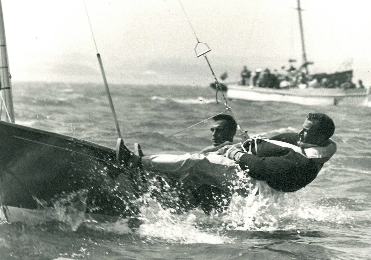 Keith Musto y Tony Morgan en los Juegos Olímpicos de Tokio 1964.