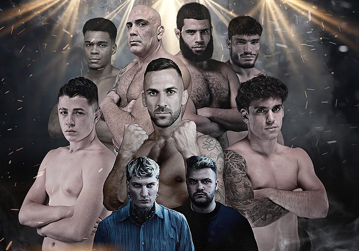 Cartel del WAR 4 con sus principales protagonistas