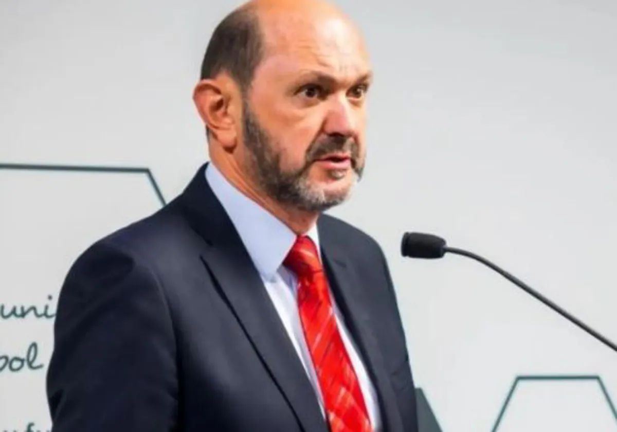 Rafael Louzán, presidente de la Federación Gallega de Fútbol