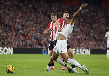 Pena máxima de Mbappé en San Mamés