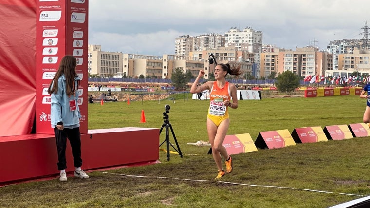 María Forero, subcampeona europea sub-23