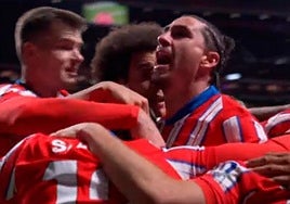 Los insultos de Giménez a la afición del Sevilla FC en el Metropolitano