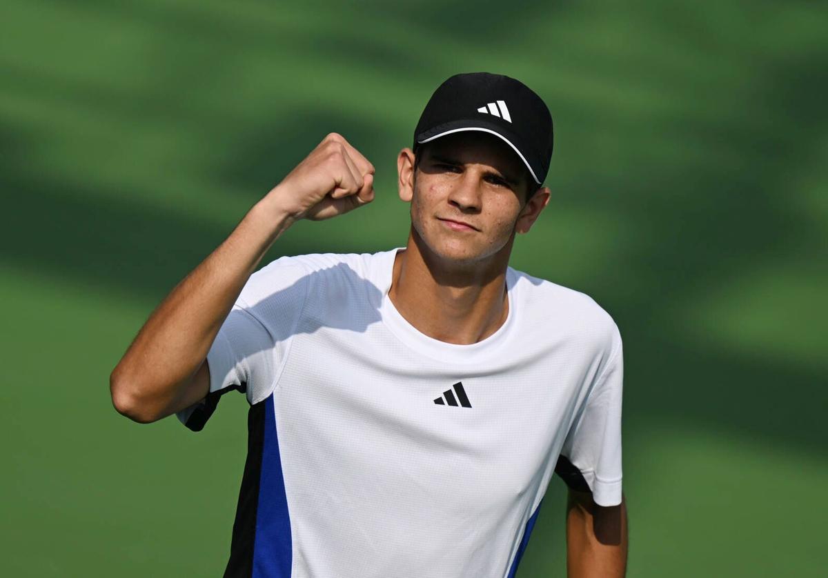 Rafa Jódar, durante el US Open