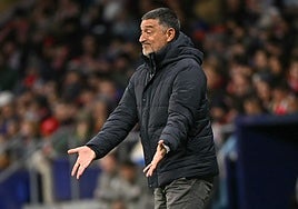 García Pimienta: «De forma injusta no nos llevamos, al menos, un empate»